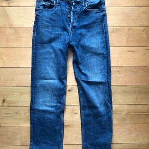 MOTHER Tomcat Ankle Fray Jeans 28